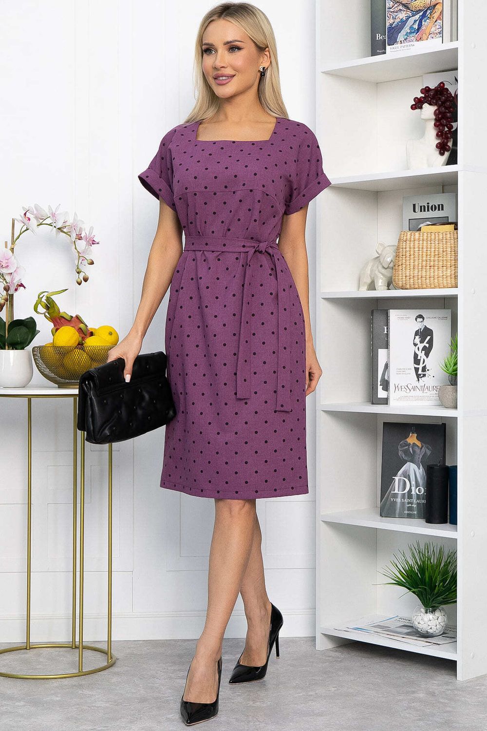 Платье Бэлль (фиолетовое) П13905-19М LT Collection