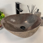 Раковина из речного камня RS-85362  44*33*15 0861