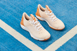 Женские Кроссовки теннисные Wilson Hurakn W - scallop shell/cantaloupe/white