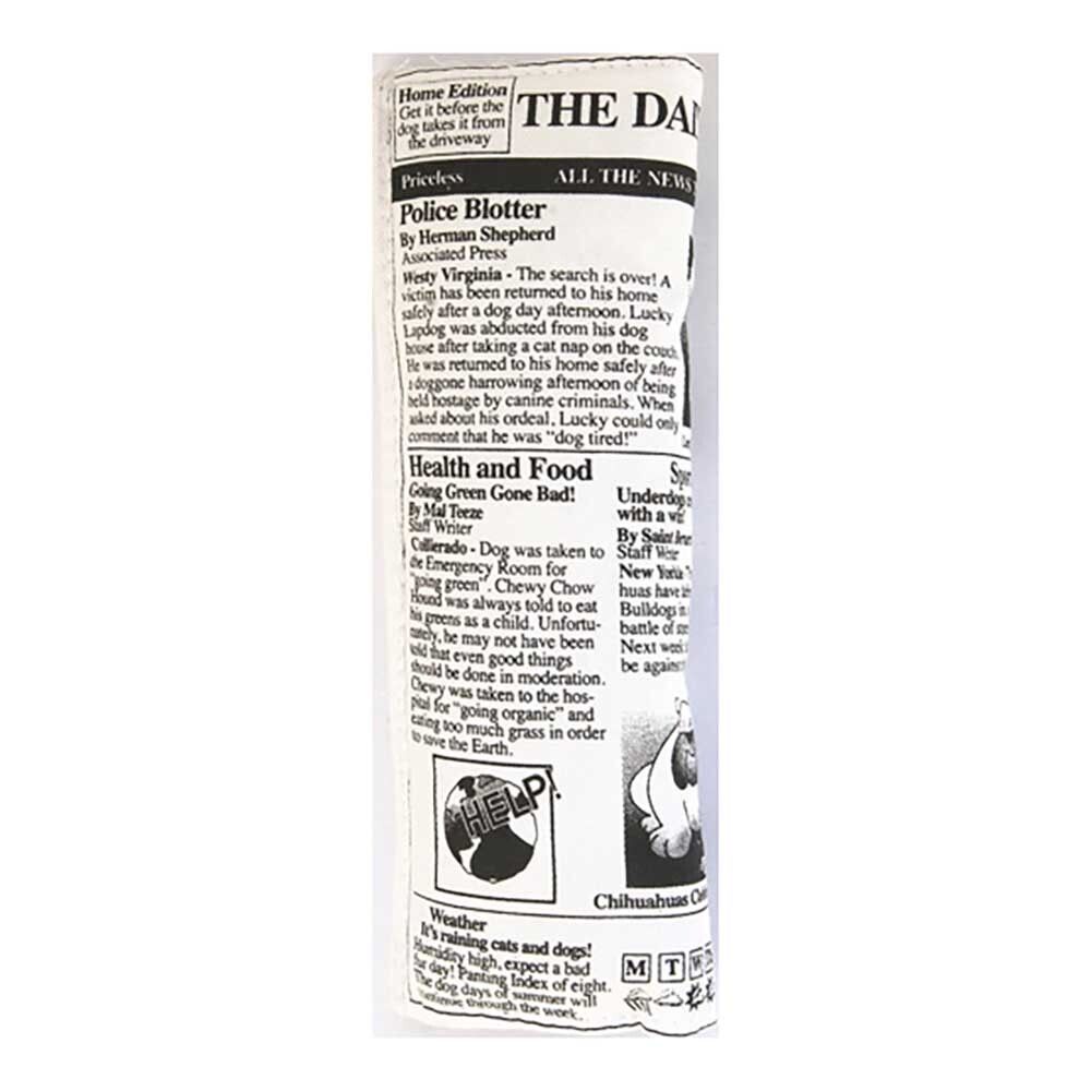 Игрушка &quot;Газета&quot; с шуршалкой 25 см (текстиль) - для собак (Доктор Зоо)