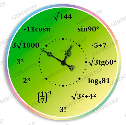 Часы настенные МАТЕМАТИКА 1138