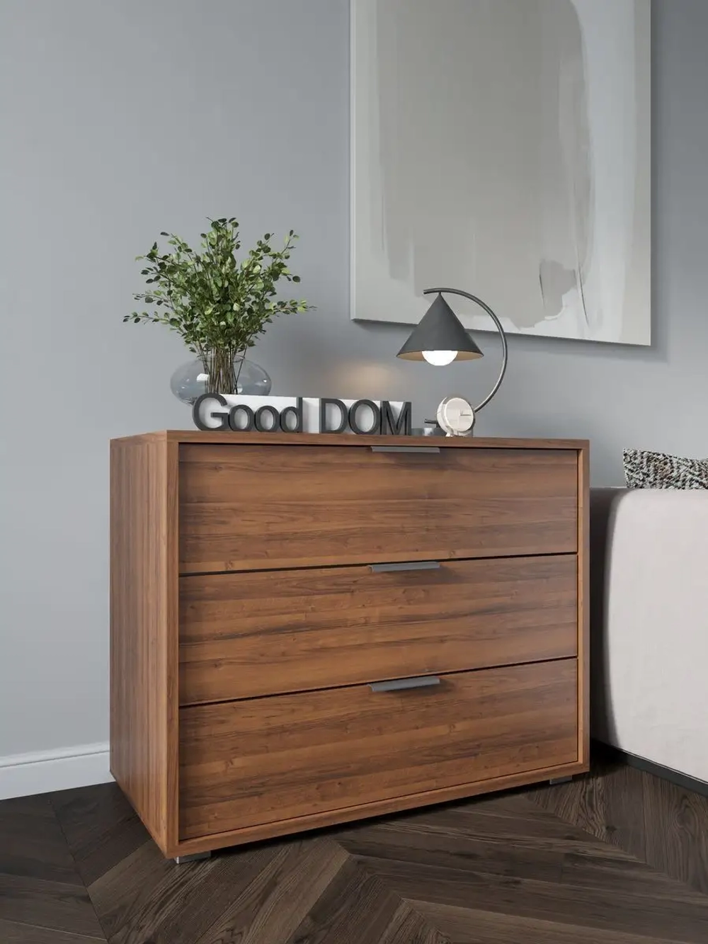 Комод деревянный с ящиками для вещей