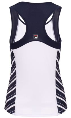 Топ теннисный Fila Steffi Top - white/navy