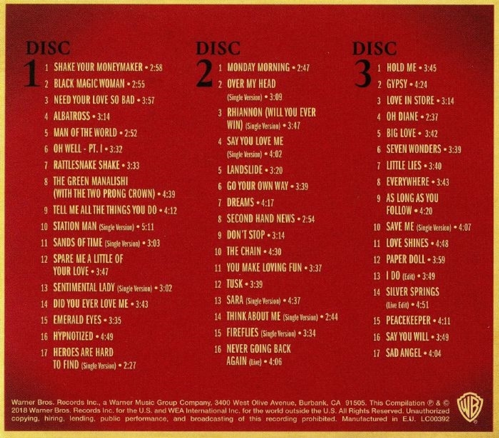 Fleetwood Mac / 50 Years - Don't Stop (3CD)