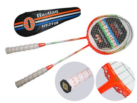 Набор для бадминтона HAOTIAN красный НТ-7728-К
