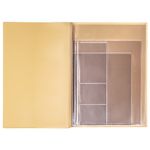 Папка для семейных документов с файлами (свидетельства, полисы, СНИЛС и т. п.) STAFF, 12 отделений, ПВХ, бежевая, 237808