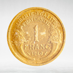 France, 1 Franc 1940, VF