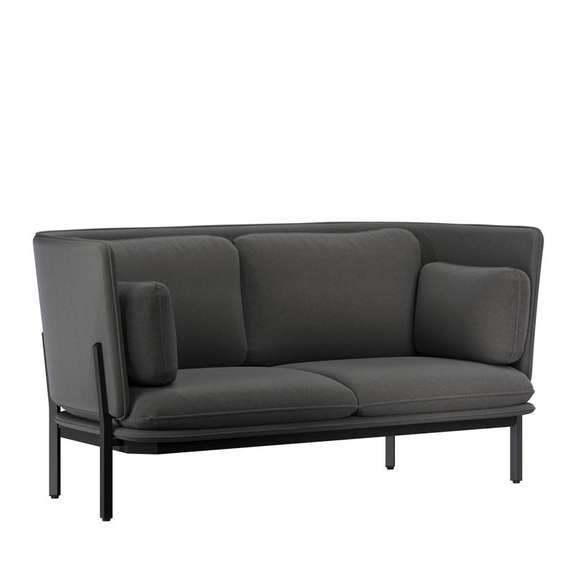 Stato Диван двухместный с низкой спинкой STA-02L Verona 66/Металл Черный 1730*850*855