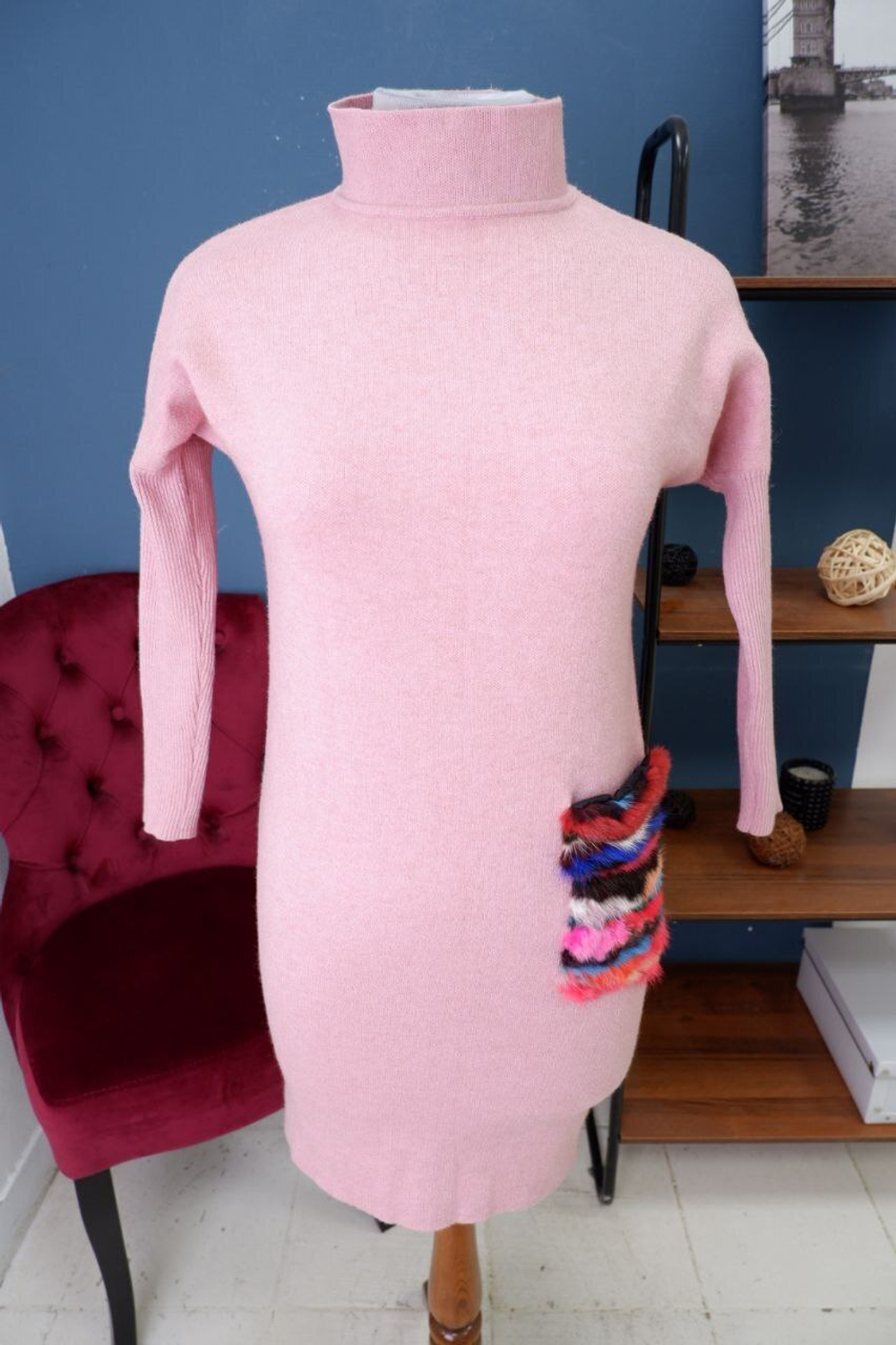 Платье теплое 42 размер