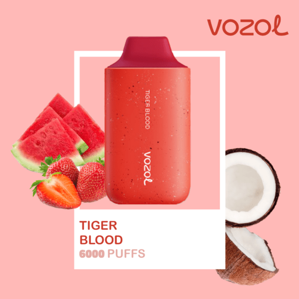VOZOL STAR 6000 - Tiger Blood (5% nic)