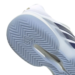 Женские Кроссовки теннисные Adidas Barricade 14 W CL - cloud white/cyber metallic/dark blue