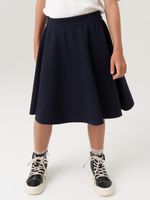 Юбка для девочки в школу AT814 синий