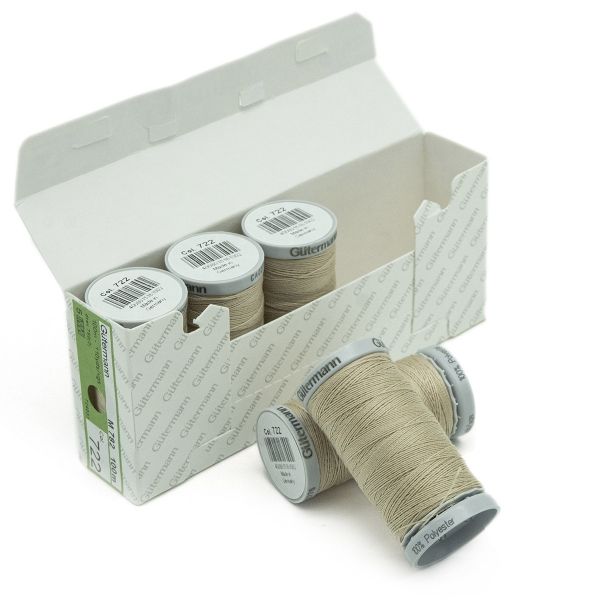 Нитки суперкрепкие Gutermann Extra Strong M782 №40 (100 метров), 5 кат. | 722 св.бежевый