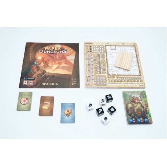 Настольная игра Бумажные подземелья