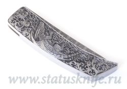 Нож Paolo Gidoni Gidowolf Engraver Stefano Perlottiфотография - 9