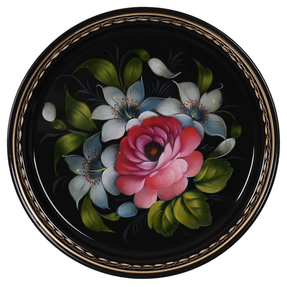 Zhostovo metal tray A5D280225188