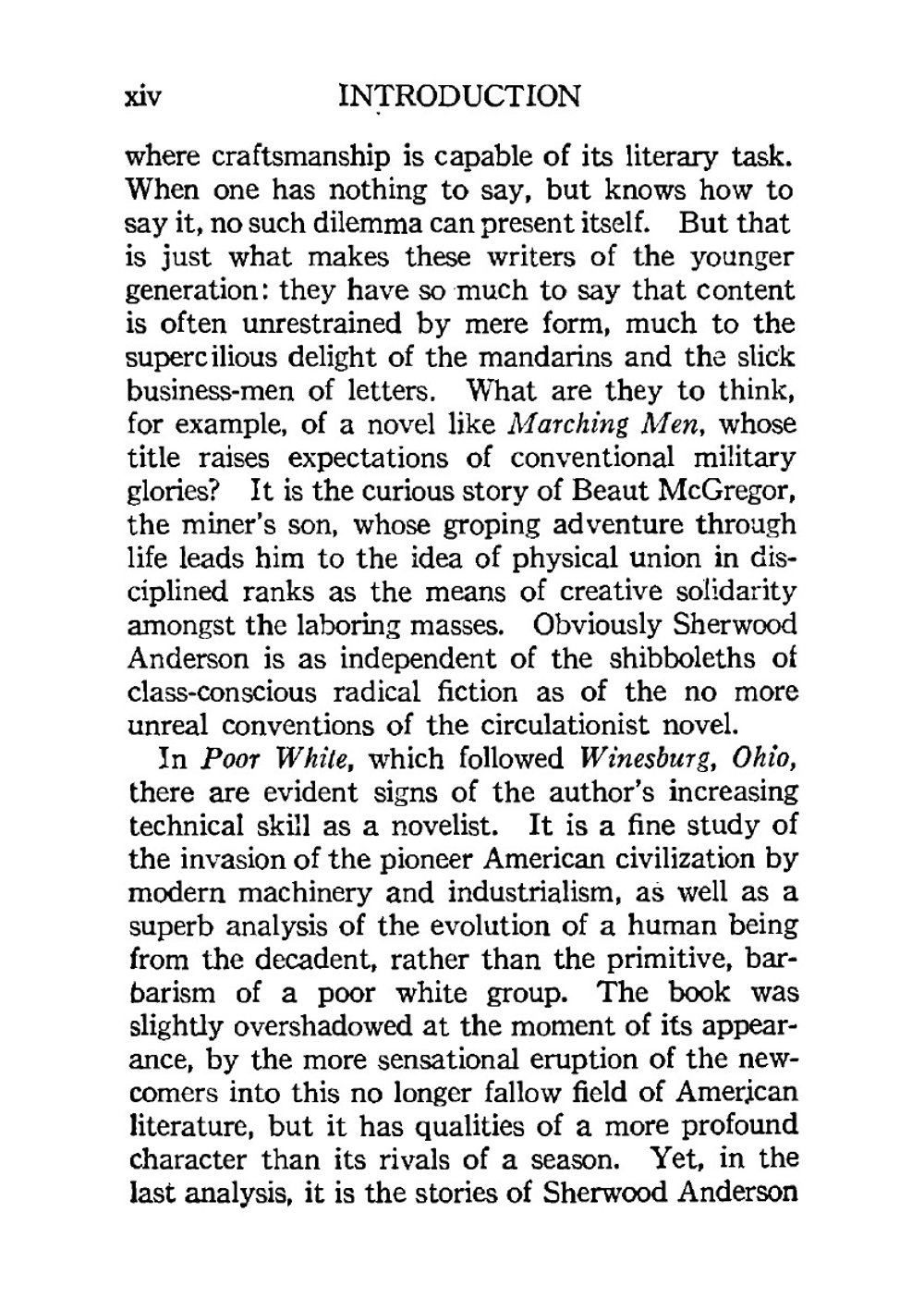 Windesburg, Ohio; a group of tales of Ohio small town life. Introd. by Ernest Boyd | Sherwood Anderson