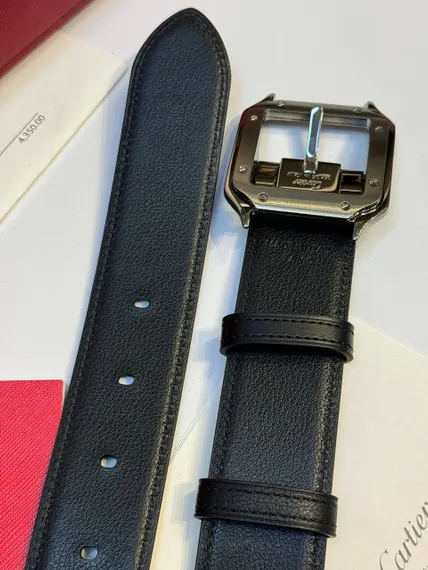 Ремень Cartier Santos de черный