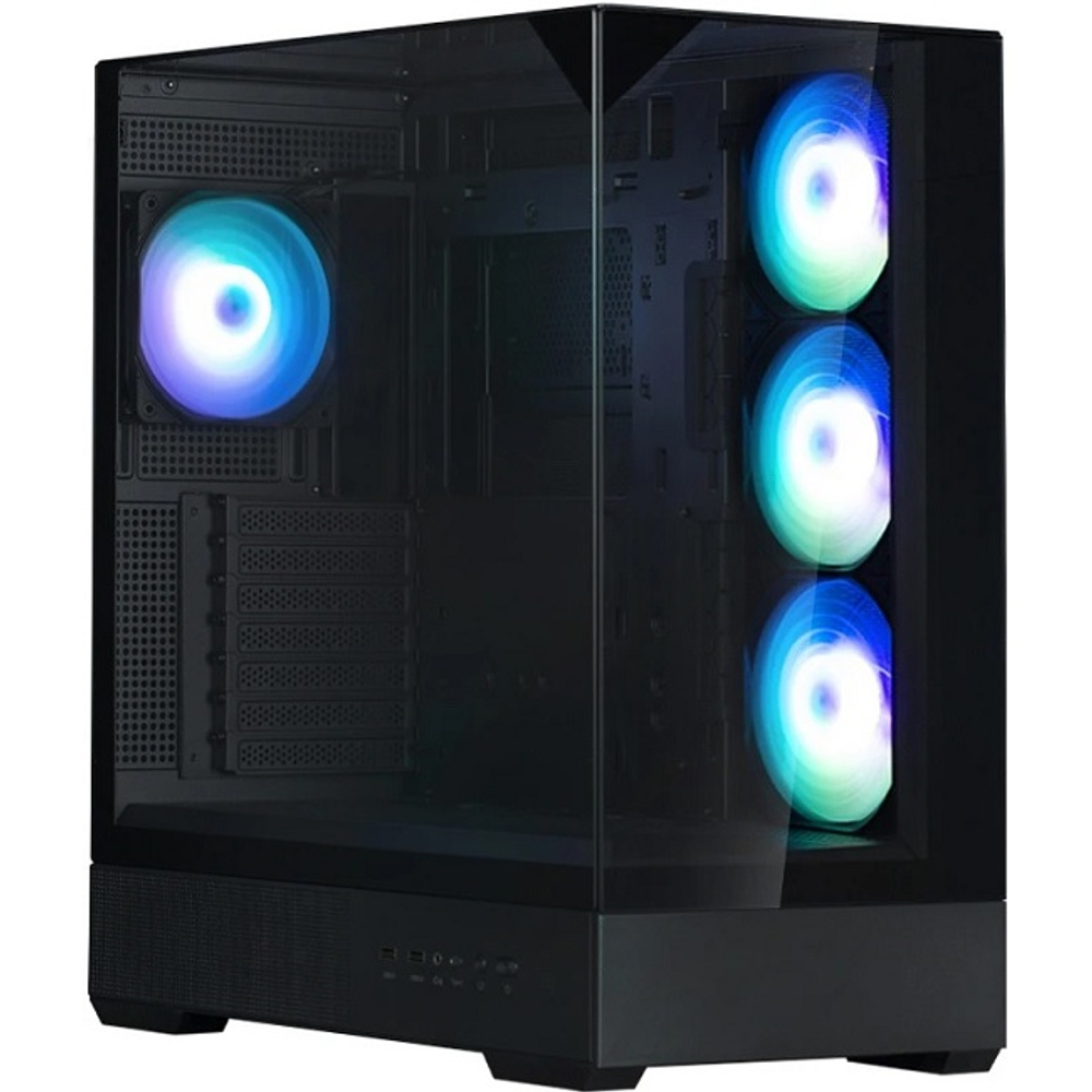 Корпус Midi-Tower Zalman P40 Prism Plus, ARGB, черный (P40 Prism Plus Black)
