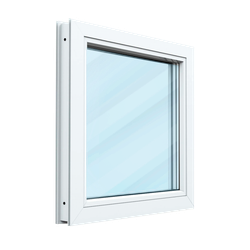 Пластиковое окно одностворчатое 58 мм 3 камеры 2 стекла