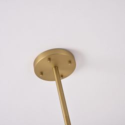 Люстра на штанге Imperiumloft Jorgenson Beige/Dark wood STAVRA01