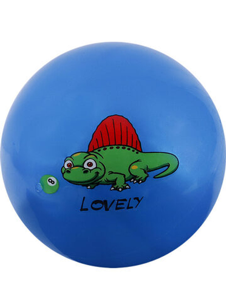 Мяч детский 15 см "Динозавр" полимерный БЕЗ НАДУВКИ