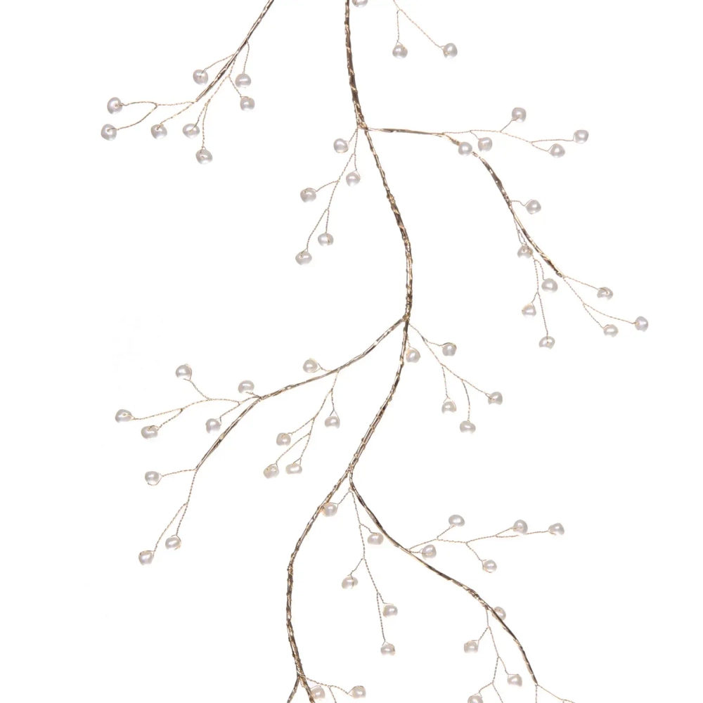 Ветка декоративная «Жемчужное сияние» 100 см, Белый