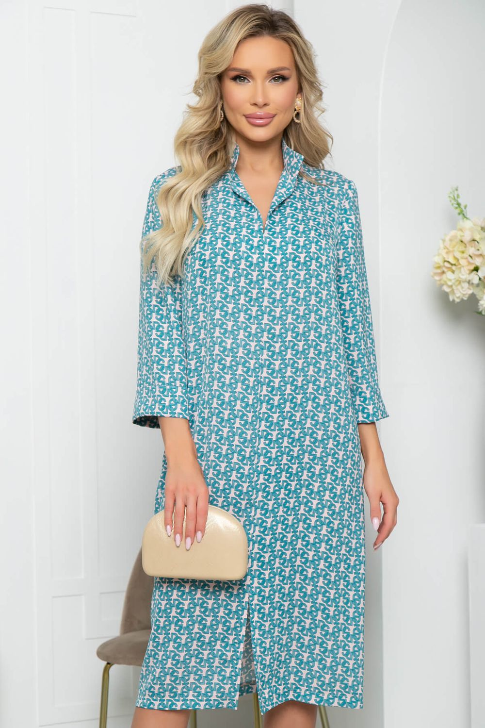 Платье "Мира" (бирюза) П5320 LT Collection