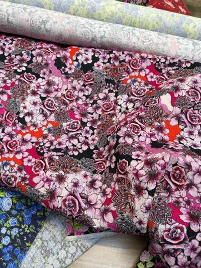 Ткань хлопок жаккард 100% (Италия) ш-150см 1м