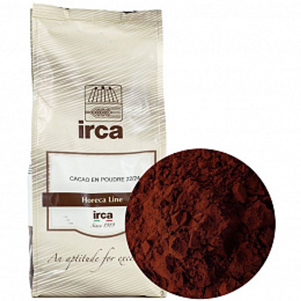 Какао порошок алкализованный 22-24%, IRCA, Италия, 200гр
