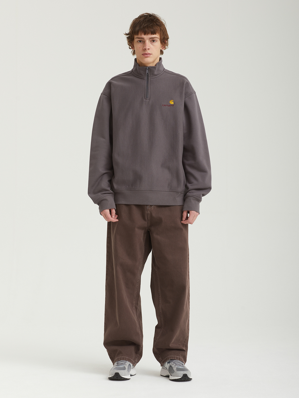 Мужская Толстовка Half Zip American Script