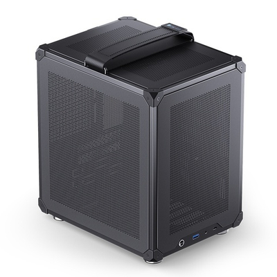 Корпус JONSBO C6-ITX, ITX, MINI-DTX, черный (без БП)