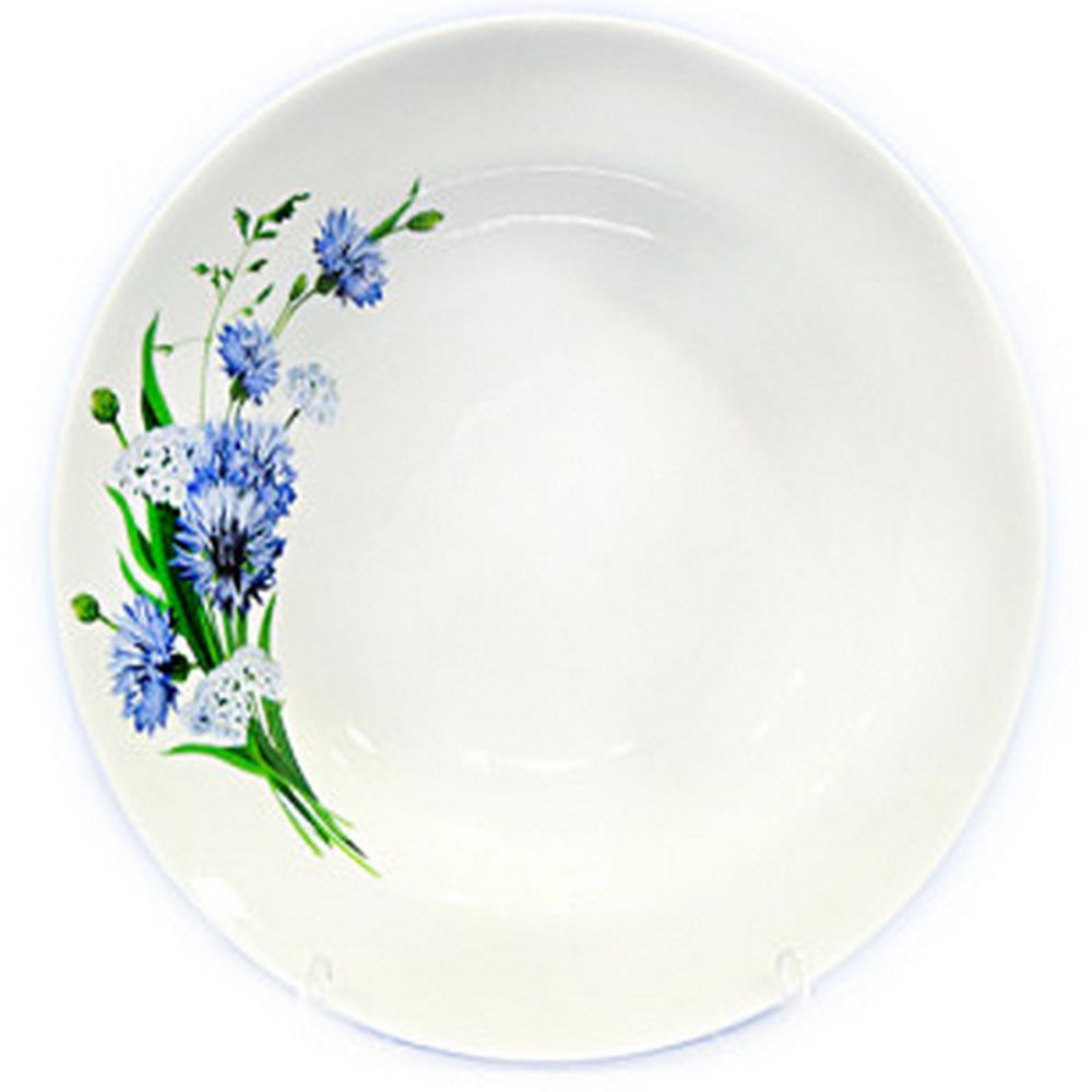 Тарелка глубокая 20см "ВАСИЛЬКИ (Идиллия)" 250мл, Беларусь.