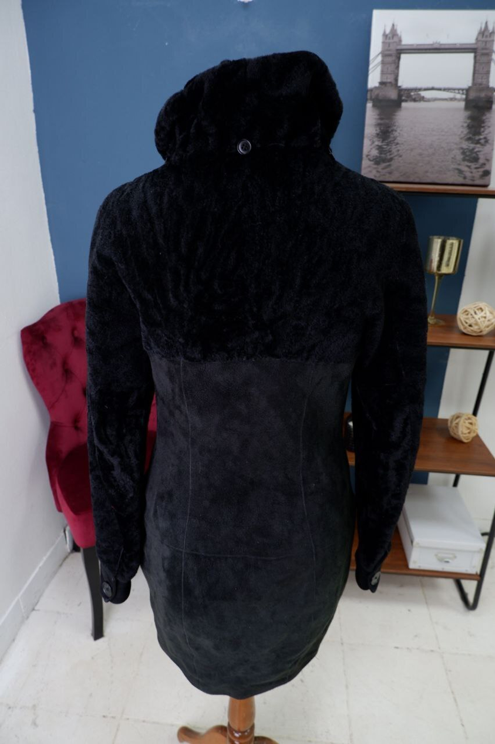 Дубленка кожаная 46 размер