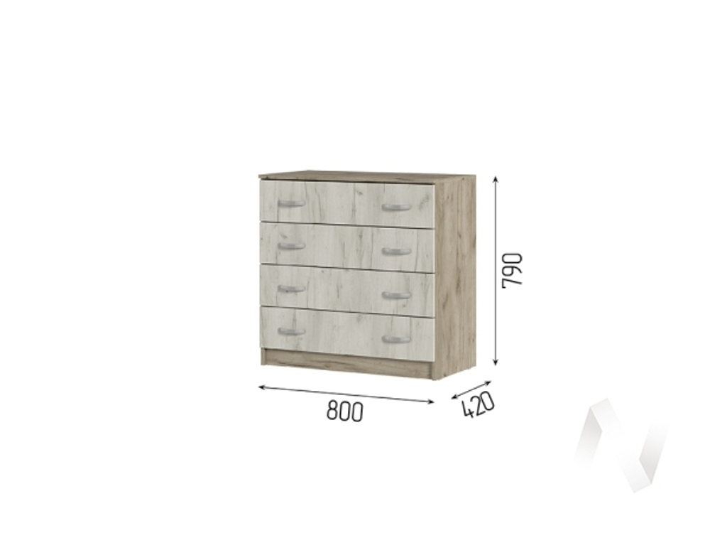 Комод КМ 554М Спальня Басса