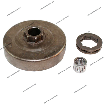 Чашка привода в сборе с венцом и подшипником, подходит для бензопилы Хускварна 365-372