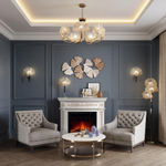 Каминокомплект Real Flame Estella 25,5/26 WT с очагом Moonblaze Deluxe Black