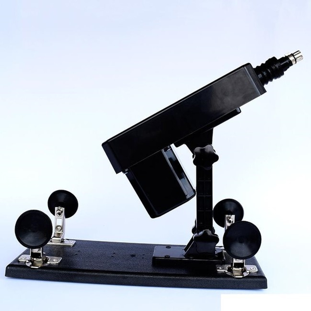 Секс-машина с регулируемой подставкой Rosyland (Цвет: черный)