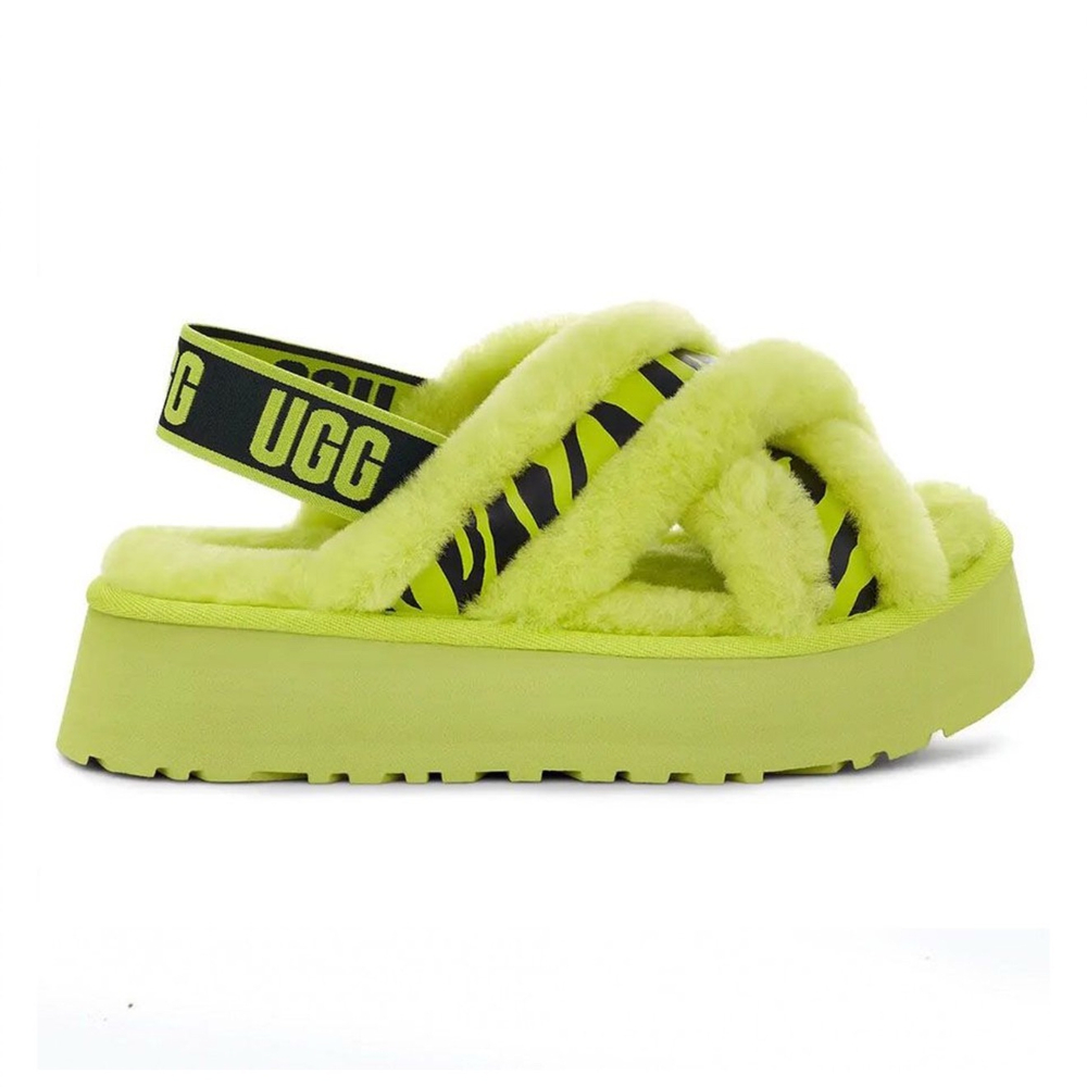UGG Disco Cross Slide Key Lime