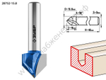 ЗУБР 15.8x16мм, угол 90°мм, фреза пазовая галтельная V-образная