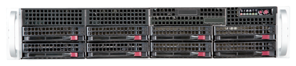 Сервер Supermicro SuperServer 6028R-WTR без процессора/без ОЗУ/без накопителей/количество отсеков 2.5" hot swap: 8/LAN 1 Гбит/c