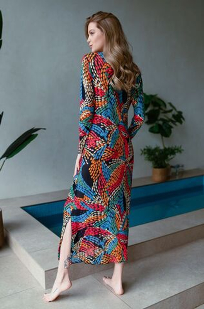 Длинная пляжная туника Barbara (Размер: XXXL) (Цвет: разноцветный)