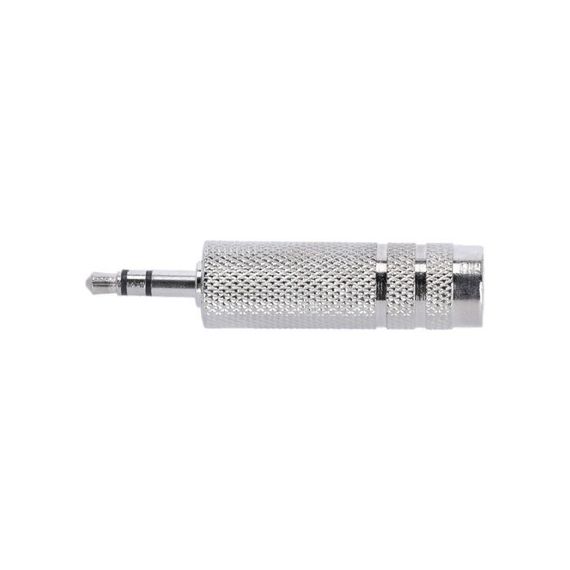 Adam Hall K4AJF3MM3METAL - адаптер TRS (jack) mono 6.3 mm (F) - TRS (jack) mono 3.5 mm (F), металлич