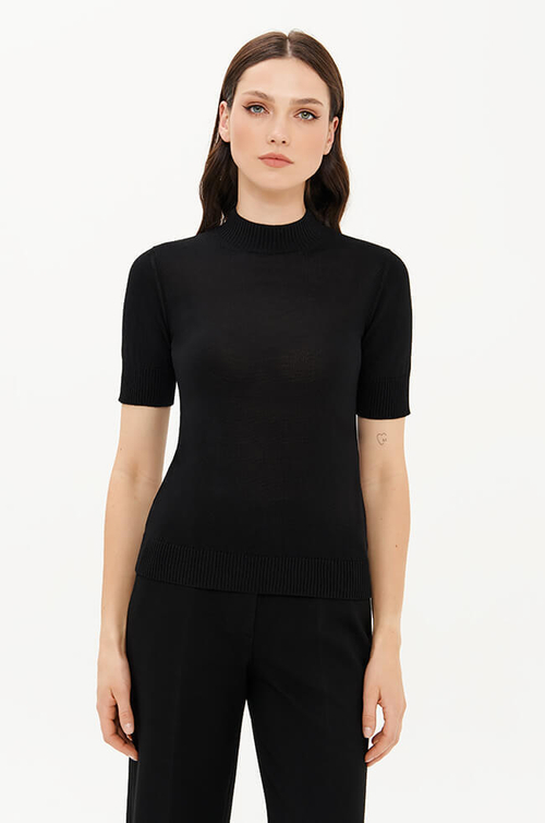 23455 Джемпер женский (черный)