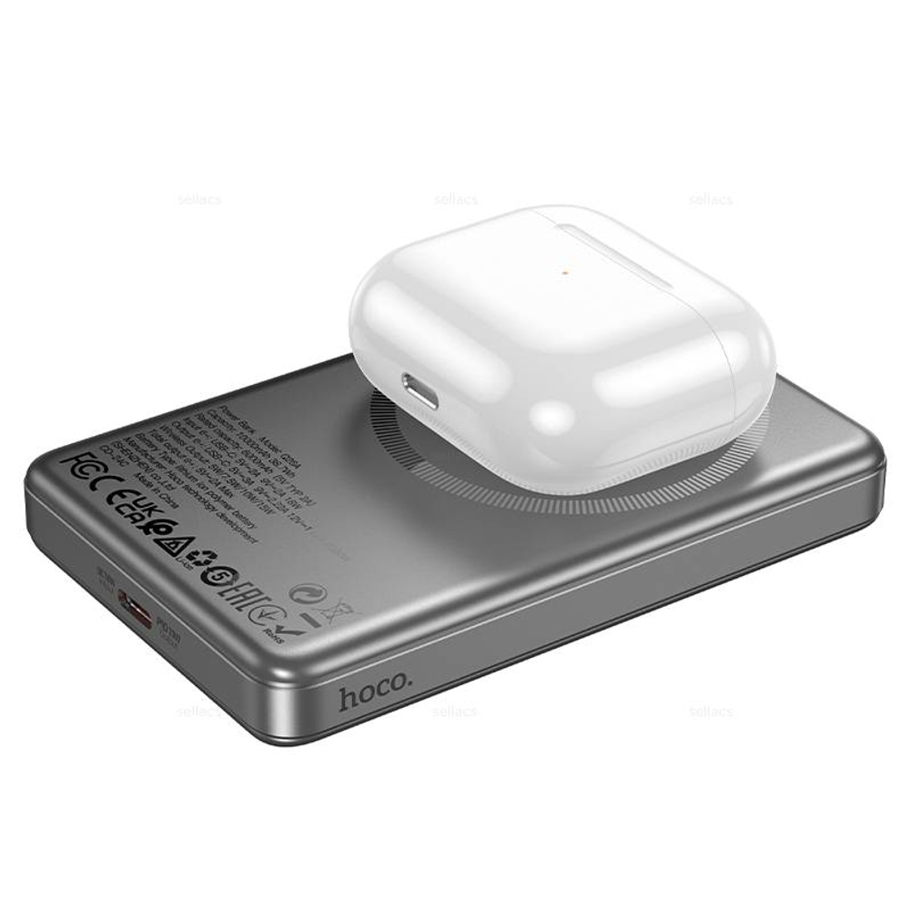 Портативный аккумулятор Hoco Q26A PD20W 10000mAh (metal gray)