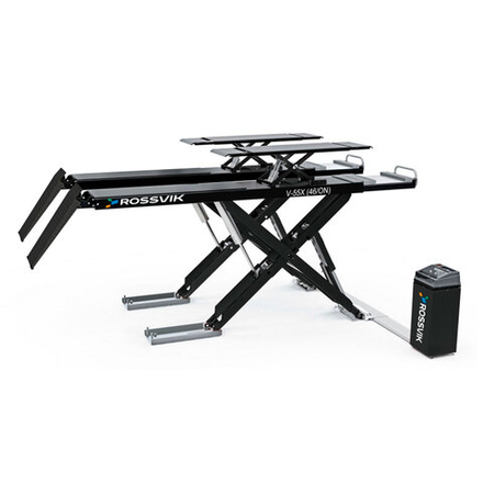 Автоподъемник ножничный ROSSVIK PRO V-55X (46/ON) напольный для р/с, г/п 5.5т, 380В RAL7040 Серый