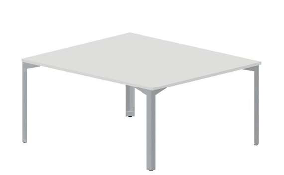 Составной стол на 2 рабочих места 158х136,6х75см, без отверстий