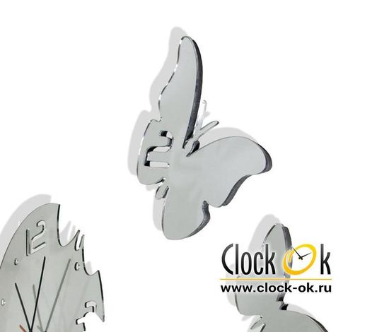 Настенные часы Три бабочки