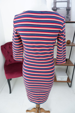 Платье Oodji из хлопка яркое 46 размер