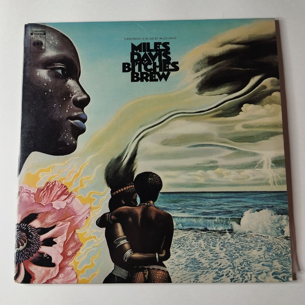 Винтажная виниловая пластинка LP Miles Davis Bitches Brew (USA 1975) Spanish Key